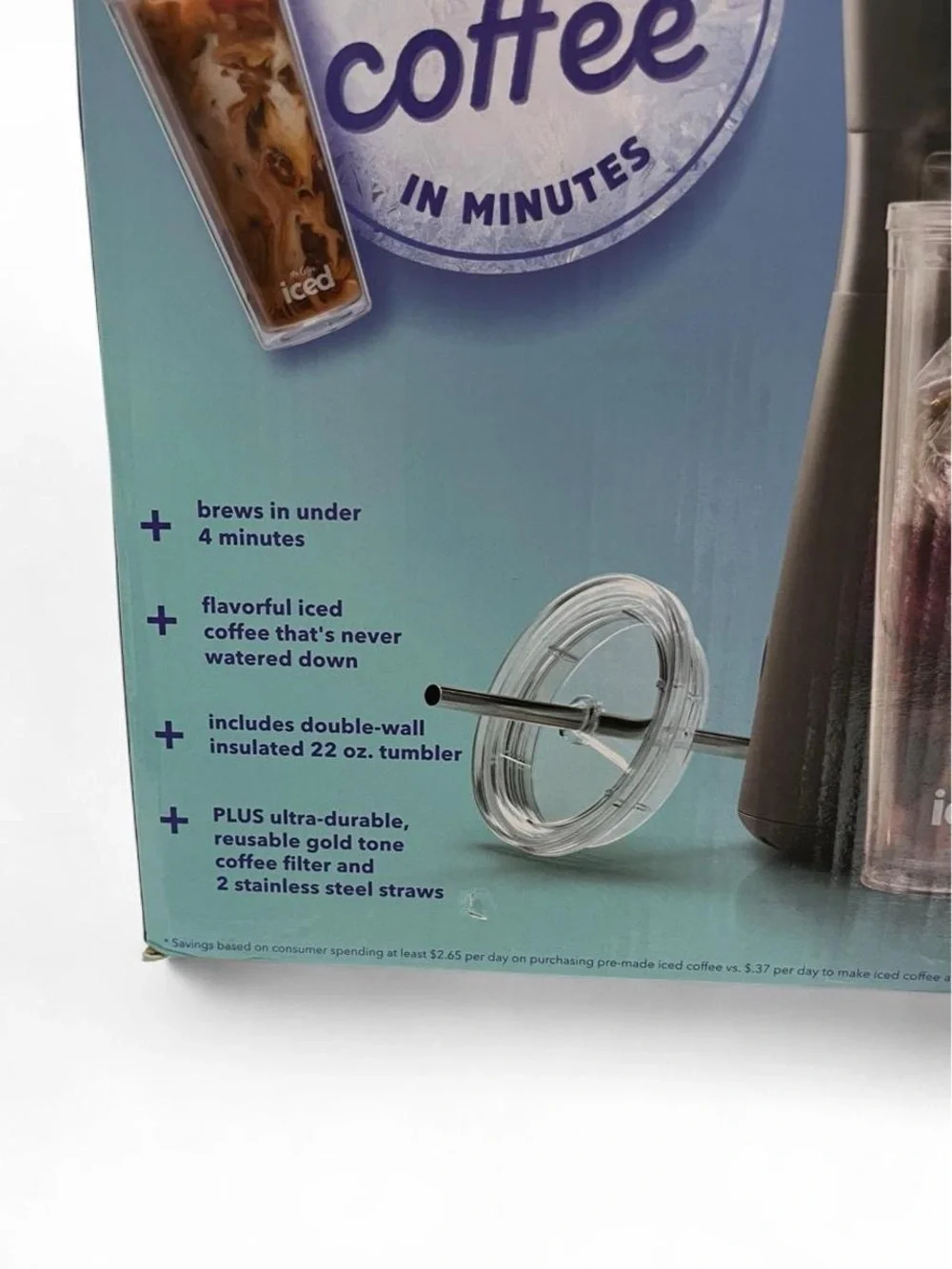 Mr. Coffee Iced Coffee Single Serve Iced Coffee Maker Brand New in Box